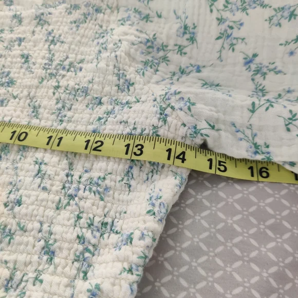 Ivy City Co Pale Blue Floral Maxi Dress with Puff Sleeves - Picture 7 of 9